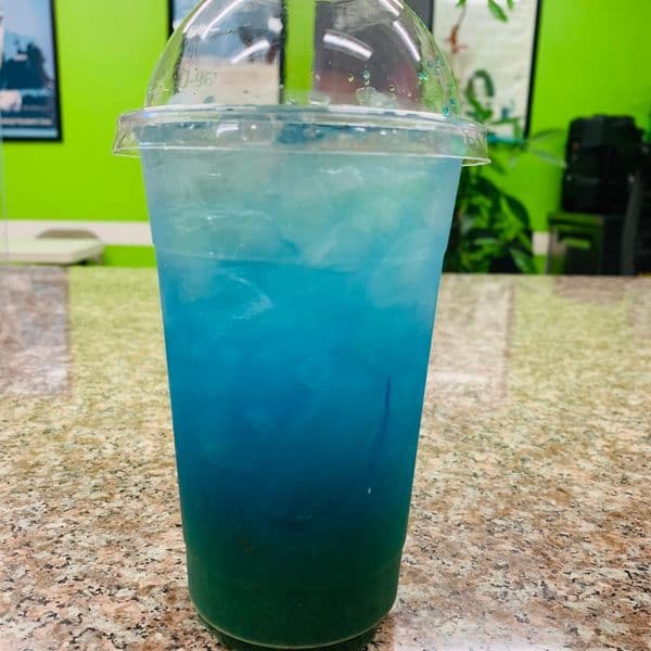 Blue energizing tea